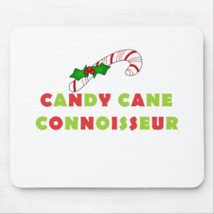 Mousepad Camisetas e presentes do Connomissor Candy Cane