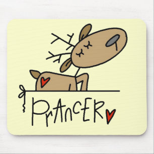 Mousepad Camisetas e Presentes do Rena Prancer