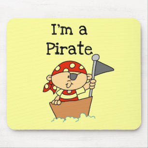 Mousepad Camisetas e Presentes Eu sou um Pirata