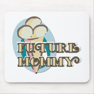 Mousepad Camisetas e presentes para futuras Mamães do sorve