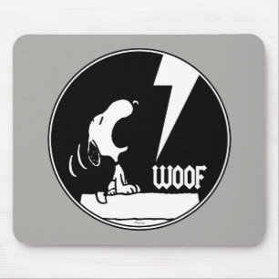 Mousepad Camisetas Rock   Snoopy Howling
