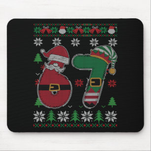 Mousepad Camisola Feia Engraçada 67 Meme 6 7 Para Natal Men