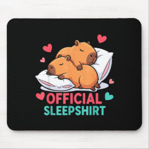 Mousepad Camisola Oficial de Capivara Fofa para Sono Confor