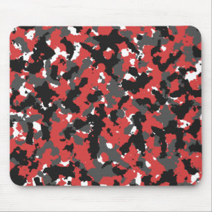 Mousepad Camo Alerta Vermelho