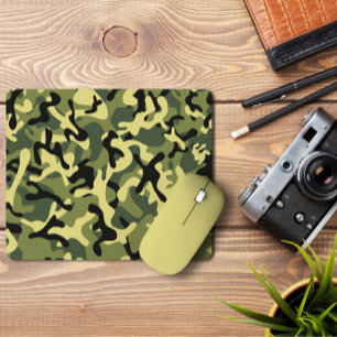Mousepad Camo da Floresta Verde limão do Exército   Camo Fo