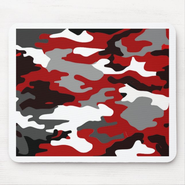 Mousepad Camo das Sombras Vermelhas (Frente)