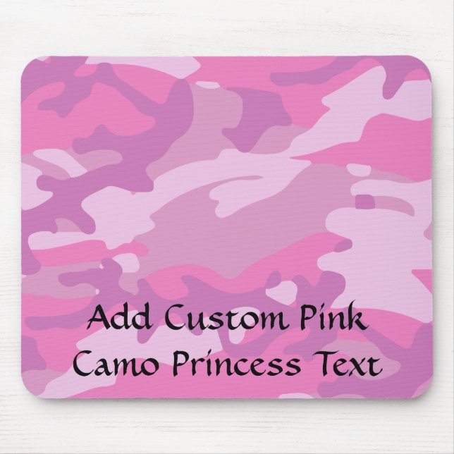 Mousepad Camoflauge Rosa (Frente)