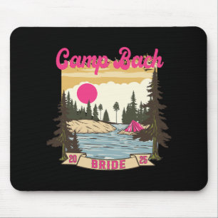 Mousepad Camp Bach Bride Bridesmaid Retro Camping Bachelore