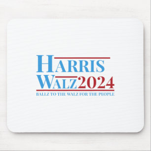 Mousepad Campanha Walz 2024 Kamala Harris Tim Walz Engraçad
