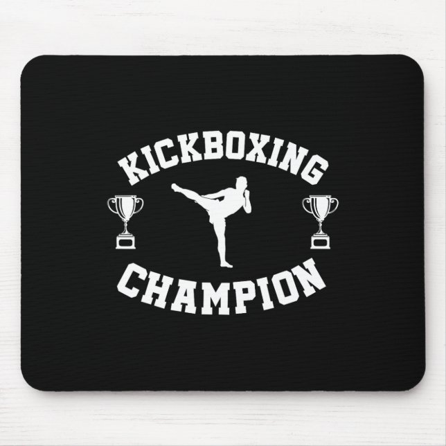 Mousepad Campeão de Kickboxing  (Frente)