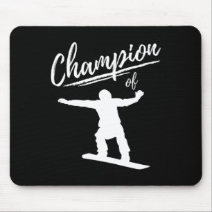 Mousepad Campeão De Snowboard - Snowboard Snowboard