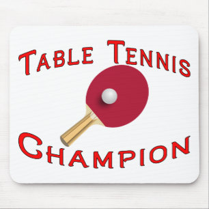 Mousepad Campeão do ténis de mesa