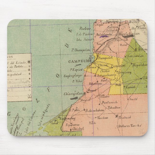 Mousepad Campeche, México (Frente)