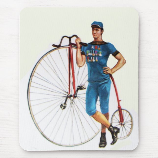 Mousepad Campeonato de Bicicleta Vintage (Frente)