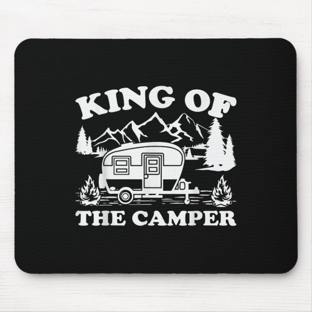 Mousepad Camping Lover Camper Van King Do Camper (Frente)