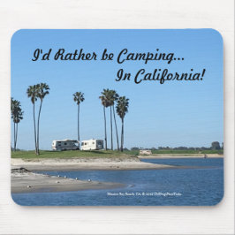 Mousepad Camping, Mission Bay Beach, Califórnia