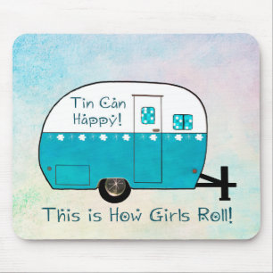 Mousepad Campista do vintage do TAPETE DO RATO