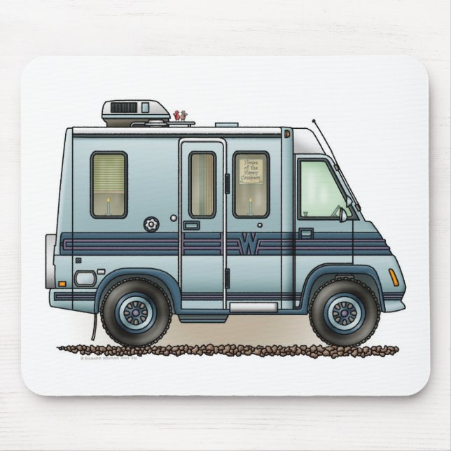 Mousepad Campista rv de LeSharo do Winnebago (Frente)