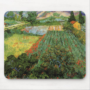 Mousepad Campo com Papoulas por Vincent van Gogh