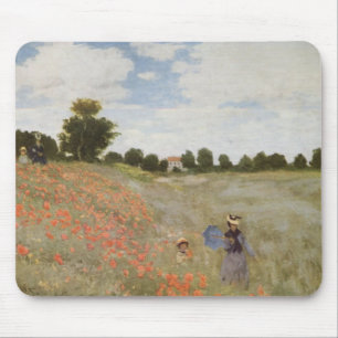 Mousepad Campo das papoilas Claude Monet