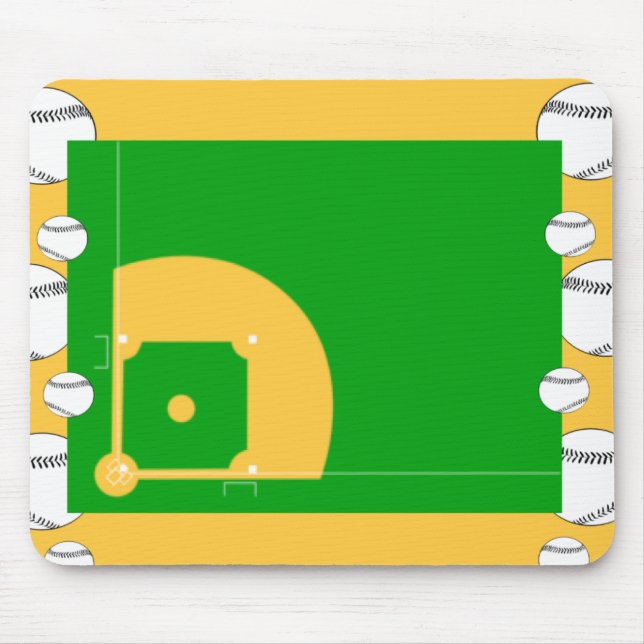 Mousepad Campo de basebol (Frente)