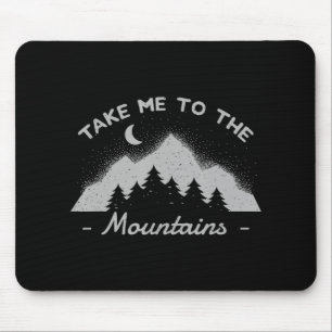 Mousepad Campo de caminhada subindo escoteiros ao ar livre