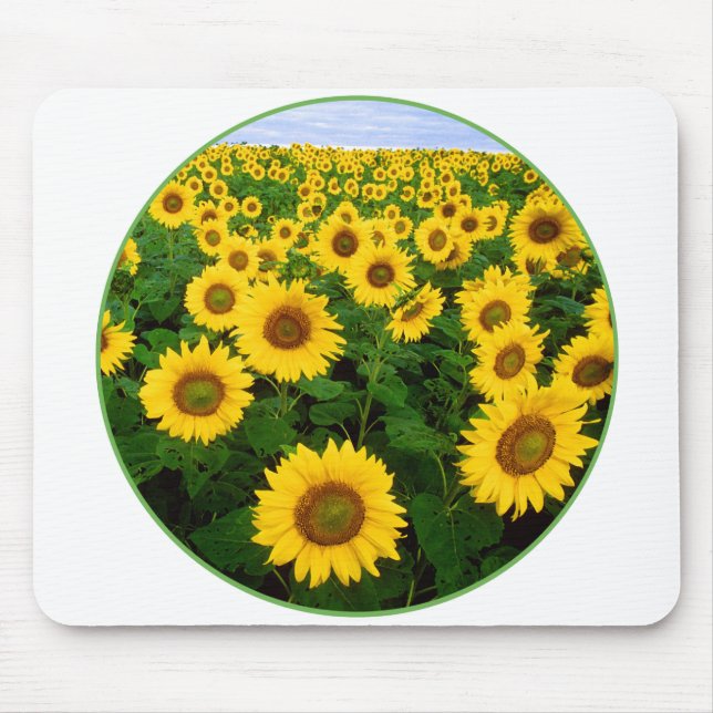 Mousepad Campo de girassol (Frente)
