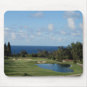 Mousepad Campo de golfe bonito de Havaí