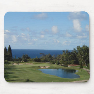 Mousepad Campo de golfe bonito de Havaí