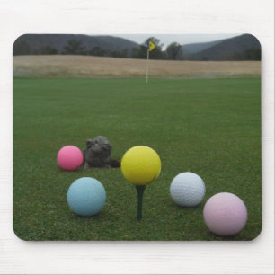 Mousepad Campo de golfe da montanha da páscoa