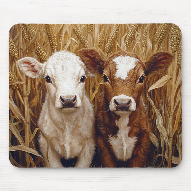 Mousepad Campo de milho de vitelo (Frente)