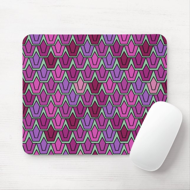 Mousepad Campo de Tulipa Roxo (Com mouse)