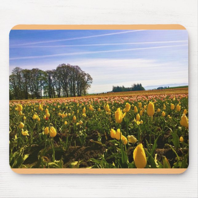 Mousepad Campo de Tulipas Lindo, Oregon (Frente)