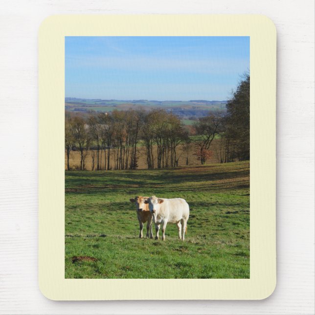 Mousepad Campo no inverno, França (Frente)