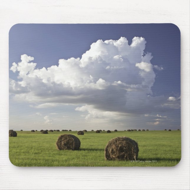 Mousepad Campos da colheita com nuvens de tempestade, (Frente)
