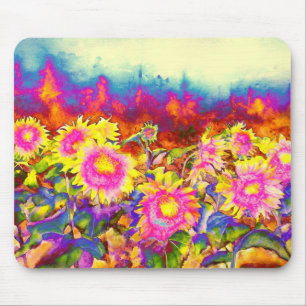 Mousepad Campos de girassol