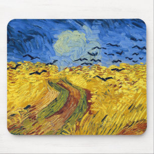 Mousepad Campos de Trigo de Van Gogh pintura impressionista