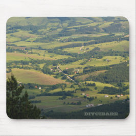 Mousepad Campos verdes divididos