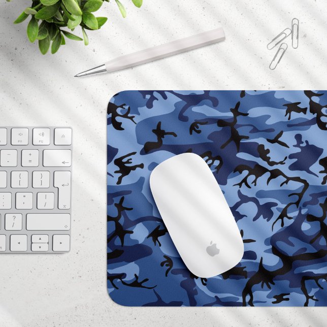 Mousepad Camuflagem Azul marinho, Militar, Exército (Criador carregado)