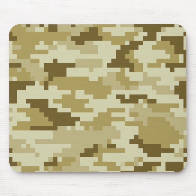 Mousepad Camuflagem/Camo do deserto de 8 Digitas do pixel (Frente)