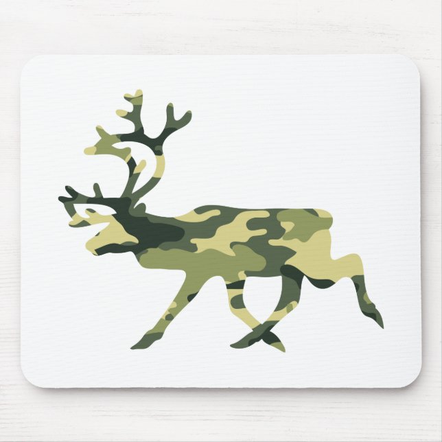 Mousepad Camuflagem das florestas das Caraíbas / Camuflagem (Frente)