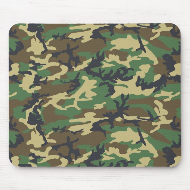 Mousepad Camuflagem das florestas Gift-do-mar (Frente)