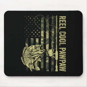 Mousepad Camuflagem de Bandeira Americana de Pawpaw Muito L