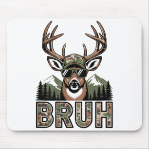 Mousepad Camuflagem de Caça de Veado Camuflado de Bruh Elk