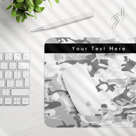 Mousepad Camuflagem de Cinzas de inverno, Militar, Exército