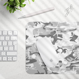 Mousepad Camuflagem de Cinzas de inverno, Militar, Exército