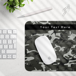 Mousepad Camuflagem de cinzas, Militares, Exército