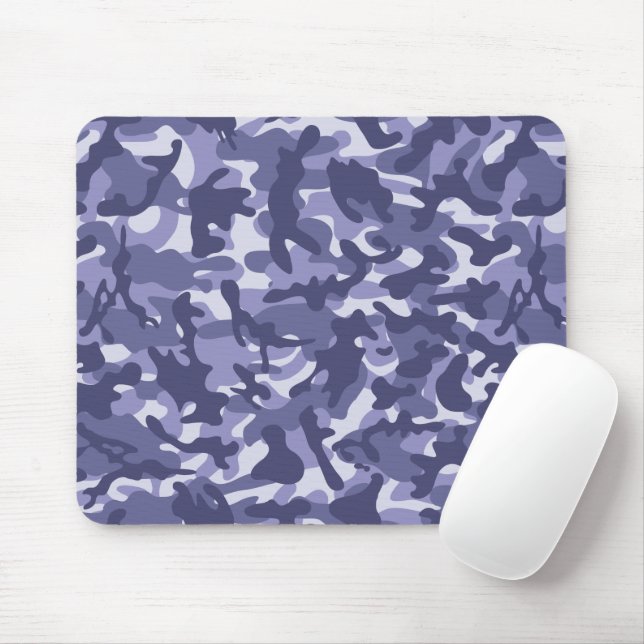 Mousepad Camuflagem de Marinhos roxos (Com mouse)