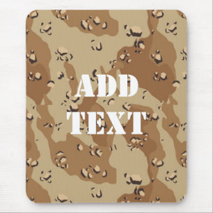 Mousepad Camuflagem do Deserto Militar 'Chocolate Chip'
