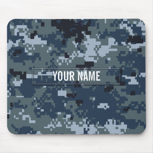 Mousepad Camuflagem do marinho NWU customizável (Frente)